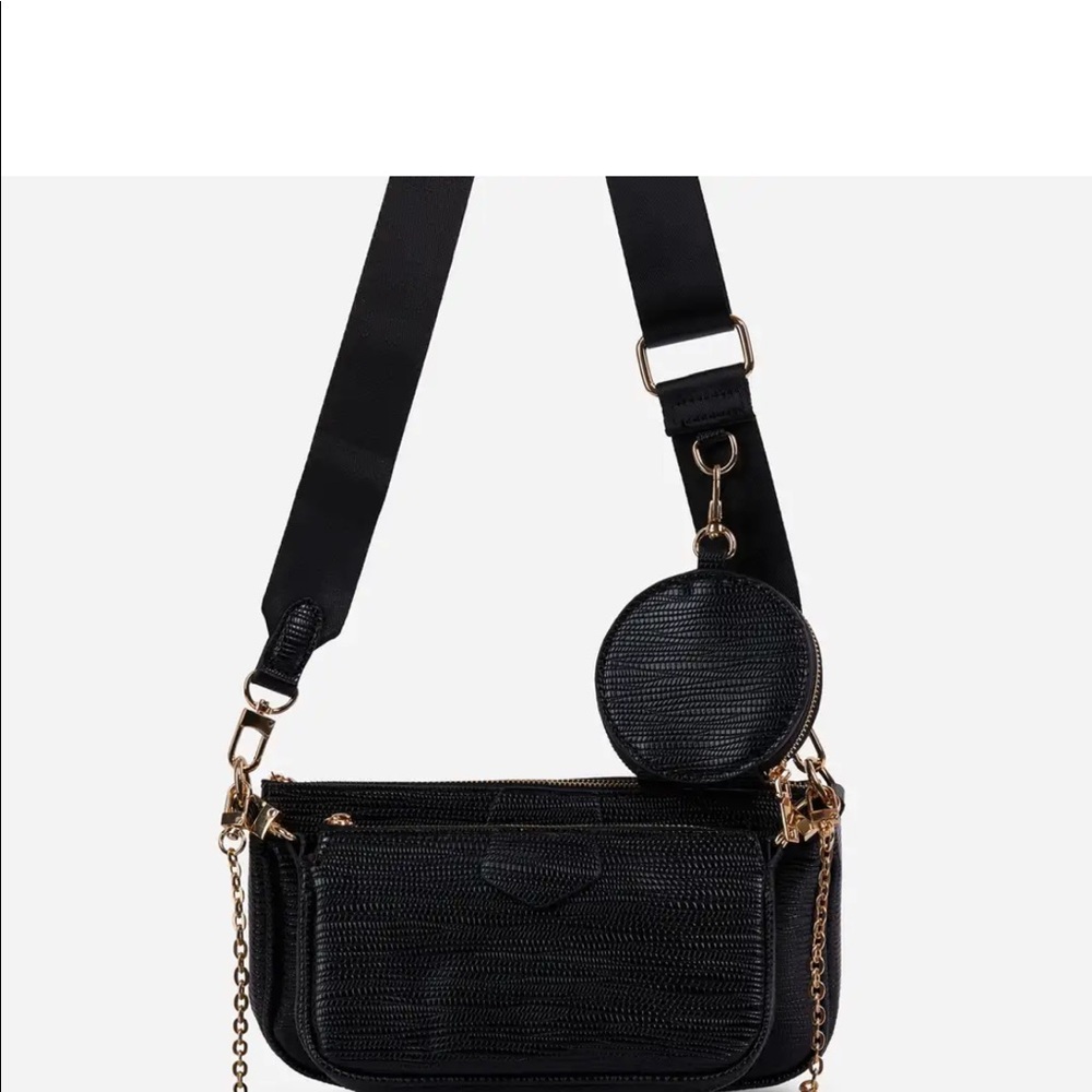 Black Crossbody with Coin Bag